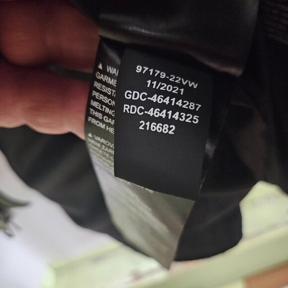 Harley Davidson "Estabrook" Green Canvas Textile Jacket WOMENS 2XL 97179-22VW - Picture 7 of 10